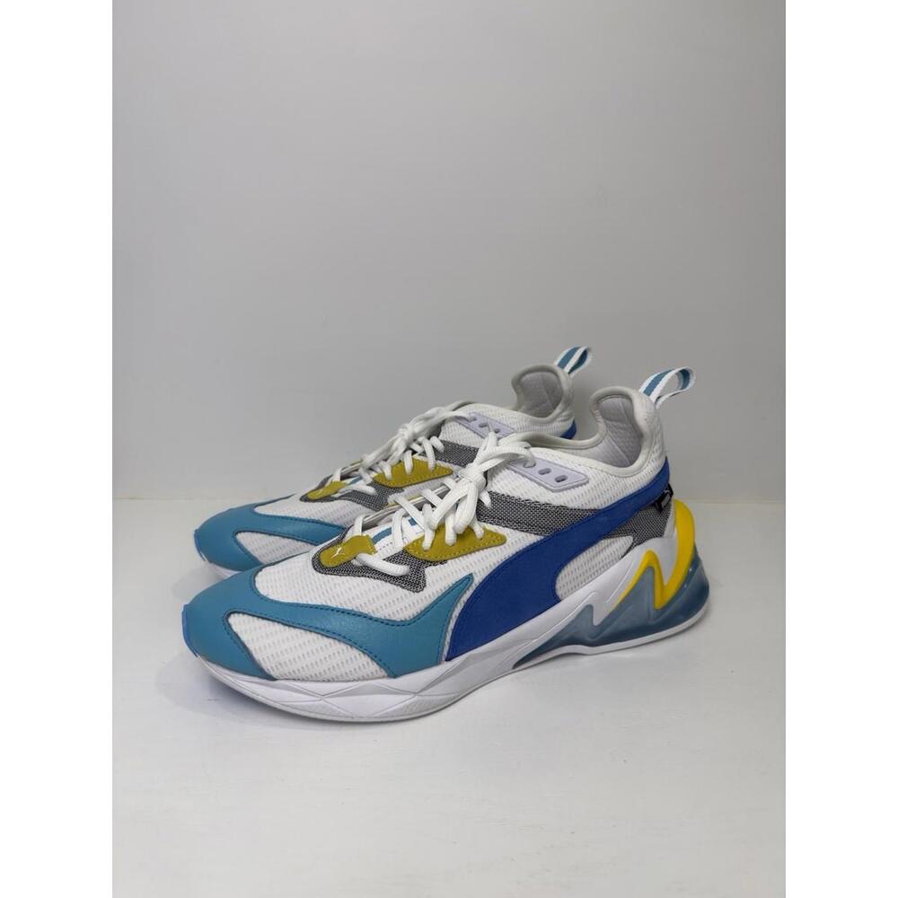 New PUMA Men's LQDCELL Origin sz 11 Shoes Sneakers- White/Bonnie Blue/Yellow(192